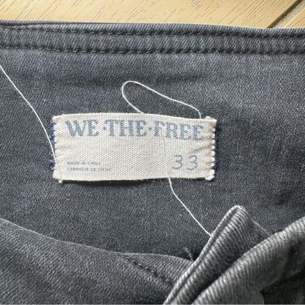 We The Free Free People CRVY High Rise Flare Denim Pants‎ Sz 33 Boho - Picture 4 of 7